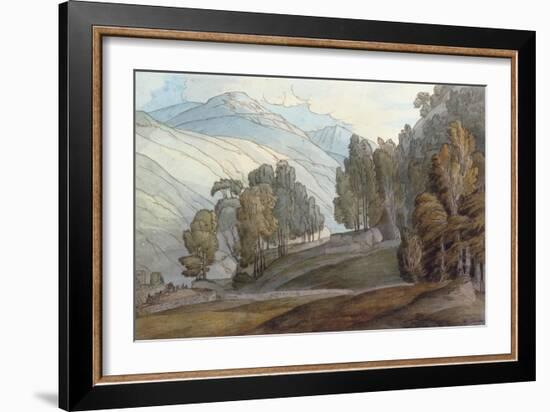 The Vale of St John, Cumberland, 1786-Francis Towne-Framed Giclee Print