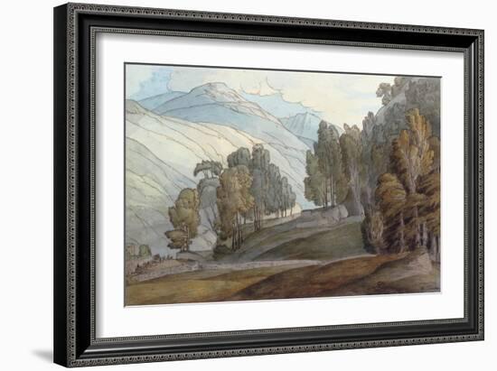 The Vale of St John, Cumberland, 1786-Francis Towne-Framed Giclee Print