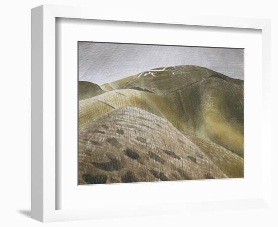 The Vale of the White Horse-Eric Ravilious-Framed Giclee Print