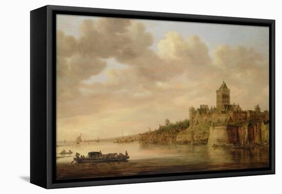 The Valkhof at Nijmegen, 1650-Aelbert Cuyp-Framed Premier Image Canvas