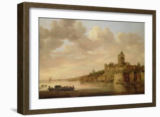 The Valkhof at Nijmegen, 1650-Aelbert Cuyp-Framed Giclee Print