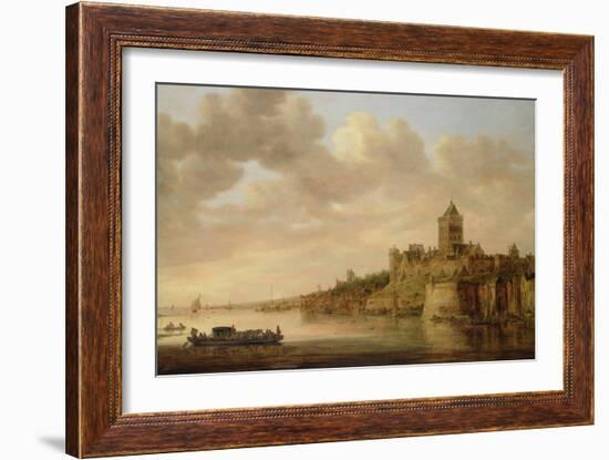 The Valkhof at Nijmegen, 1650-Aelbert Cuyp-Framed Giclee Print