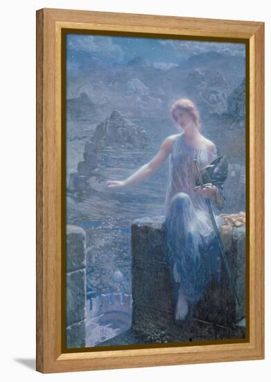 The Valkyrie's Vigil, 1906-Edward Robert Hughes-Framed Premier Image Canvas