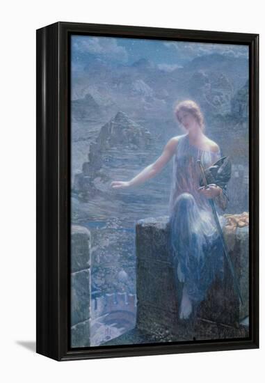 The Valkyrie's Vigil, 1906-Edward Robert Hughes-Framed Premier Image Canvas