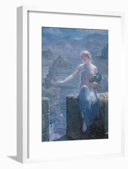 The Valkyrie's Vigil, 1906-Edward Robert Hughes-Framed Giclee Print