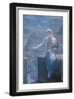 The Valkyrie's Vigil, 1906-Edward Robert Hughes-Framed Giclee Print