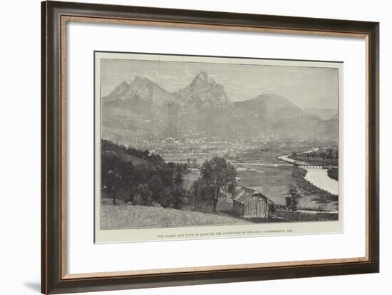 The Valley and Town of Schwytz, the Birthplace of the Swiss Confederation, 1291-null-Framed Giclee Print