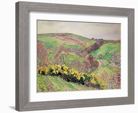 The Valley, Blackpool, 1913-Lucien Pissarro-Framed Giclee Print