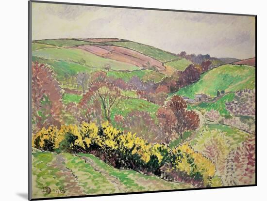 The Valley, Blackpool, 1913-Lucien Pissarro-Mounted Giclee Print