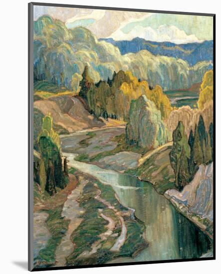 The Valley, c.1921-Franklin Carmichael-Mounted Premium Giclee Print