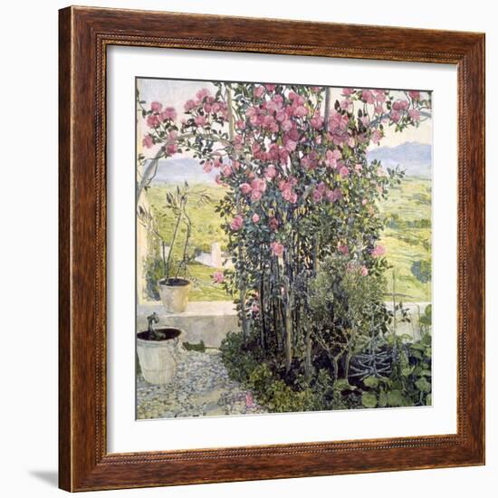 The Valley in Umbria, 1910s-Aleksandr Golovin-Framed Giclee Print