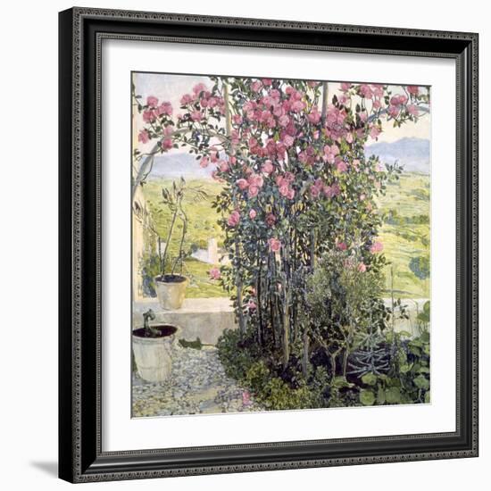 The Valley in Umbria, 1910s-Aleksandr Golovin-Framed Giclee Print