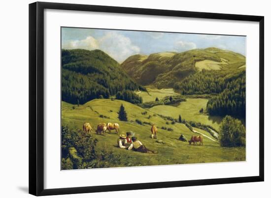 The Valley Near Sankt Blasien, 1882-Hans Thoma-Framed Giclee Print