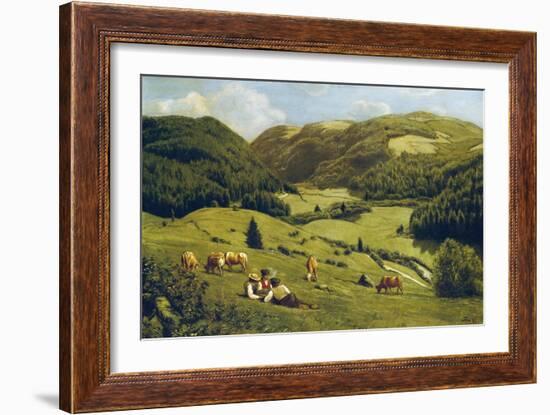 The Valley Near Sankt Blasien, 1882-Hans Thoma-Framed Giclee Print