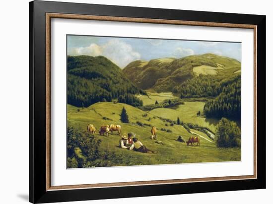 The Valley Near Sankt Blasien, 1882-Hans Thoma-Framed Giclee Print