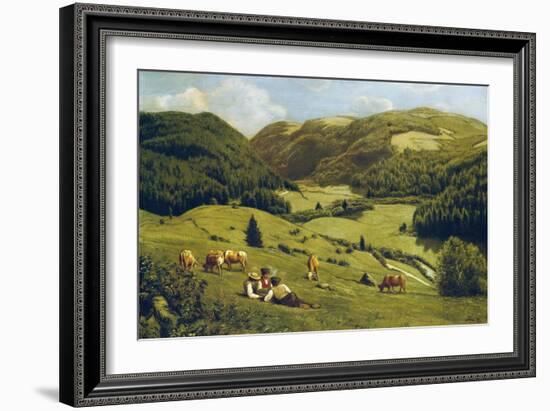 The Valley Near Sankt Blasien, 1882-Hans Thoma-Framed Giclee Print