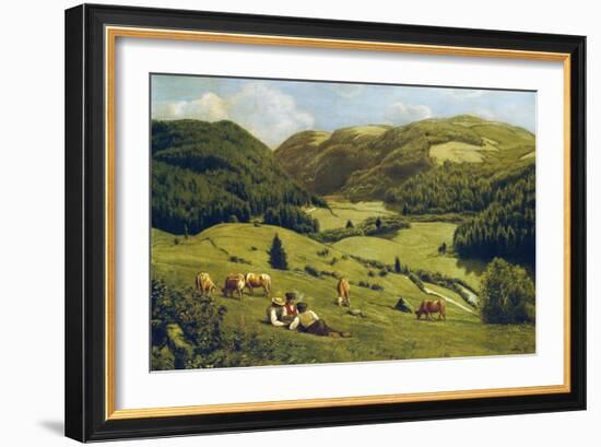 The Valley Near Sankt Blasien, 1882-Hans Thoma-Framed Giclee Print