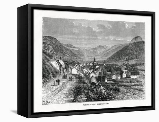 The Valley of Mont-Dore-Les-Bains, France, 19th Century-C Laplante-Framed Premier Image Canvas