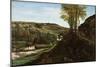 The Valley of Ornans, 1858-Gustave Courbet-Mounted Giclee Print