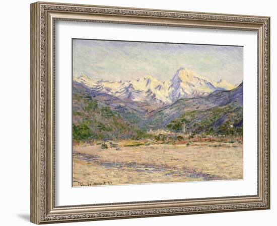 The Valley of the Nervia, 1884-Claude Monet-Framed Giclee Print