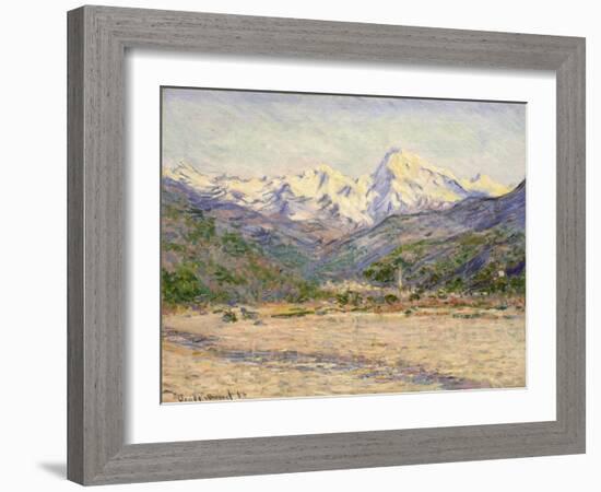 The Valley of the Nervia, 1884-Claude Monet-Framed Giclee Print