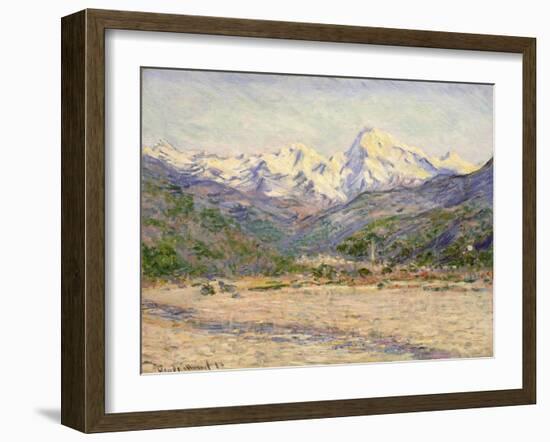 The Valley of the Nervia, 1884-Claude Monet-Framed Giclee Print