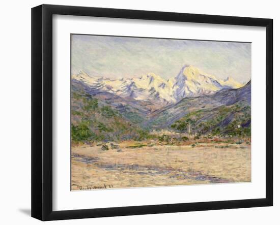 The Valley of the Nervia, 1884-Claude Monet-Framed Giclee Print