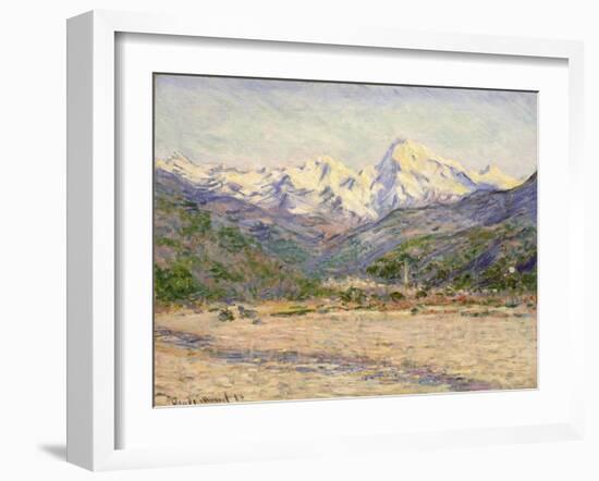 The Valley of the Nervia, 1884-Claude Monet-Framed Giclee Print