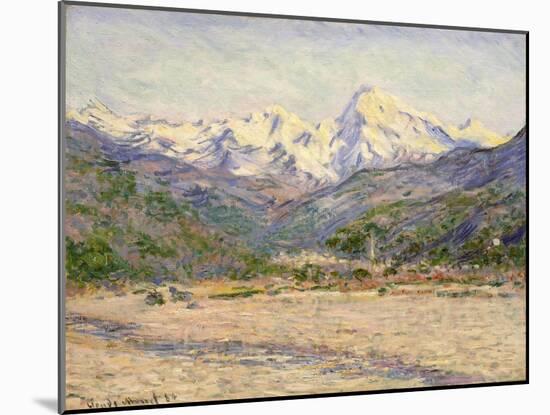 The Valley of the Nervia, 1884-Claude Monet-Mounted Giclee Print