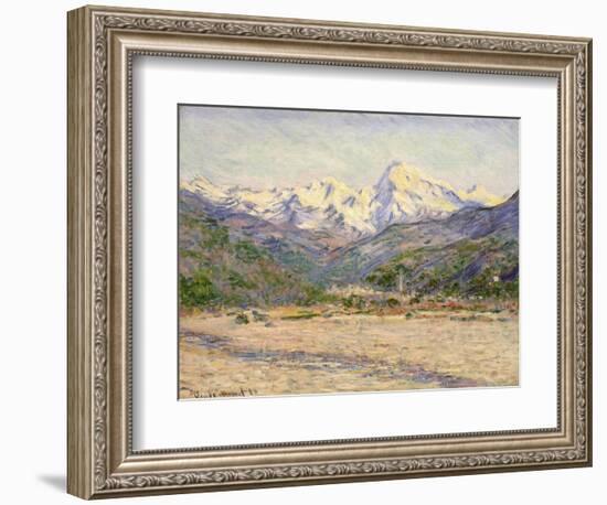 The Valley of the Nervia, 1884-Claude Monet-Framed Giclee Print