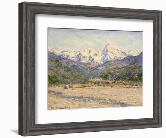 The Valley of the Nervia, 1884-Claude Monet-Framed Giclee Print