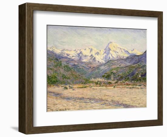 The Valley of the Nervia, 1884-Claude Monet-Framed Giclee Print