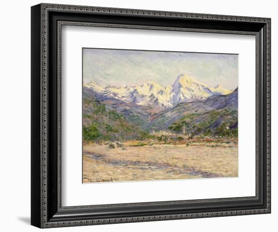 The Valley of the Nervia, 1884-Claude Monet-Framed Giclee Print