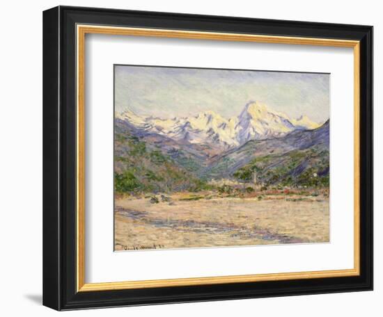 The Valley of the Nervia, 1884-Claude Monet-Framed Giclee Print