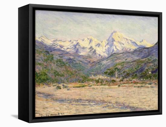 The Valley of the Nervia, 1884-Claude Monet-Framed Premier Image Canvas