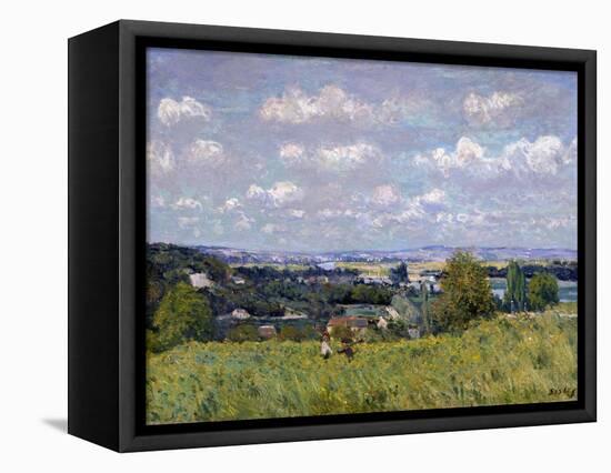 The Valley of the Seine at Saint-Cloud, 1875-Alfred Sisley-Framed Premier Image Canvas