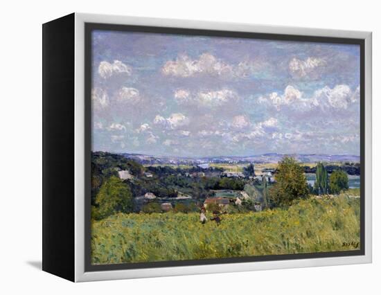 The Valley of the Seine at Saint-Cloud, 1875-Alfred Sisley-Framed Premier Image Canvas