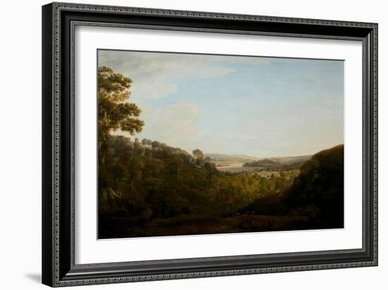 The Valley of the Teign, Devonshire, 1780 (Oil on Canvas)-Francis Towne-Framed Giclee Print