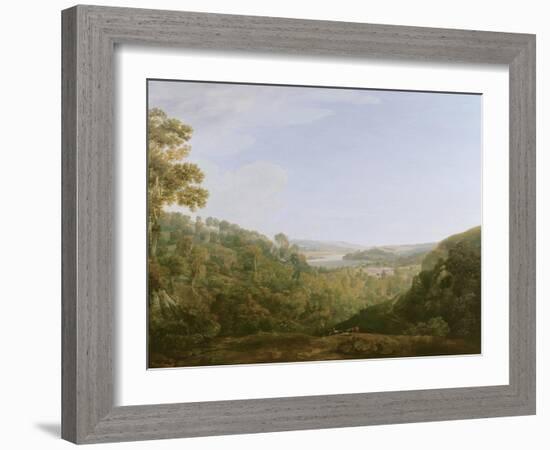 The Valley of the Teign, Devonshire, 1780-Francis Towne-Framed Giclee Print