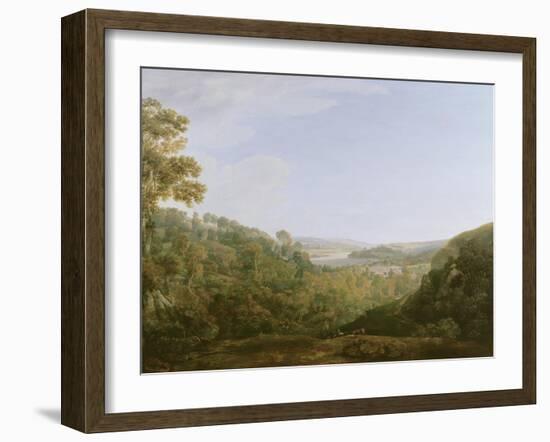 The Valley of the Teign, Devonshire, 1780-Francis Towne-Framed Giclee Print