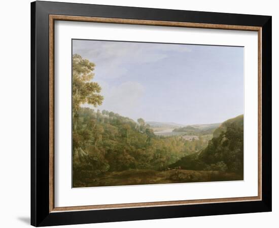 The Valley of the Teign, Devonshire, 1780-Francis Towne-Framed Giclee Print