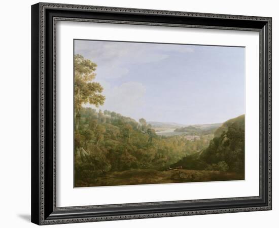The Valley of the Teign, Devonshire, 1780-Francis Towne-Framed Giclee Print