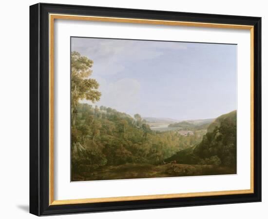 The Valley of the Teign, Devonshire, 1780-Francis Towne-Framed Giclee Print