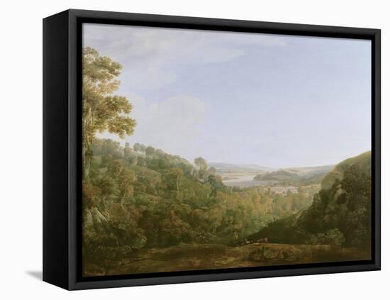 The Valley of the Teign, Devonshire, 1780-Francis Towne-Framed Premier Image Canvas