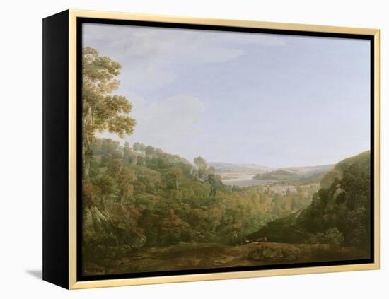 The Valley of the Teign, Devonshire, 1780-Francis Towne-Framed Premier Image Canvas