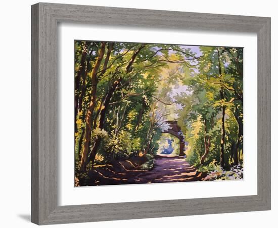 The Valley Walk, Sudbury, 2001-Christopher Ryland-Framed Giclee Print