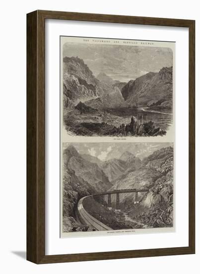 The Valparaiso and Santiago Railway-null-Framed Giclee Print