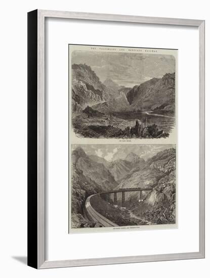 The Valparaiso and Santiago Railway-null-Framed Giclee Print