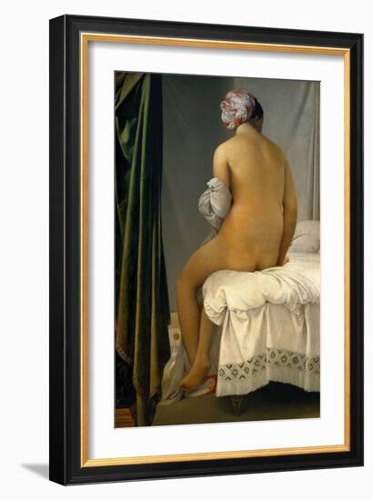The Valpinçon Bather, 1806-Jean-Auguste-Dominique Ingres-Framed Giclee Print