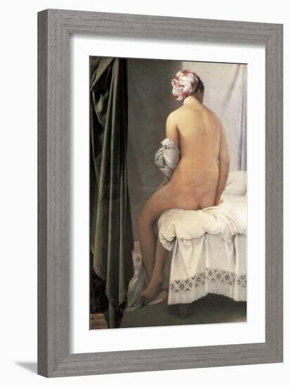 The Valpinçon Bather (La Baigneuse, Dite La Baigneuse De Valpinçon)-Jean-Auguste-Dominique Ingres-Framed Art Print